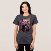 sprakeloos Tri-Blend shirt (Voorkant volledig)