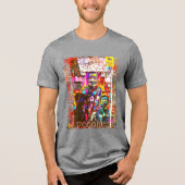 sprakeloos Tri-Blend shirt (Voorkant)