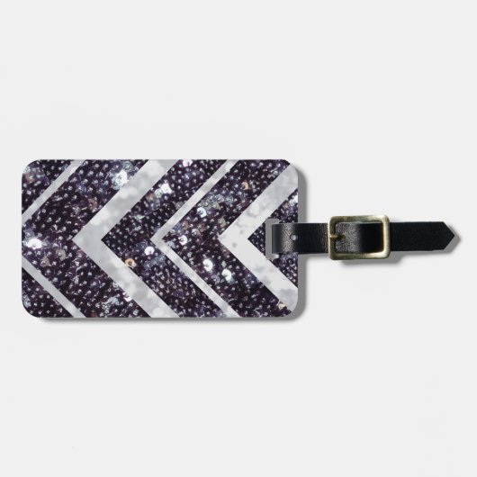 Sprakly Chevron Bagagelabel (Voorkant horizontaal)