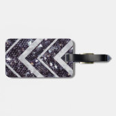 Sprakly Chevron Bagagelabel (Achterkant horizontaal)