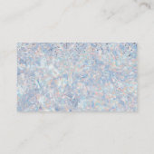 SPRANKEL EN GLANS MET ONS OPAL THEMA VISITEKAARTJE (Achterkant)