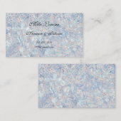 SPRANKEL EN GLANS MET ONS OPAL THEMA VISITEKAARTJE (Voorkant / Achterkant)