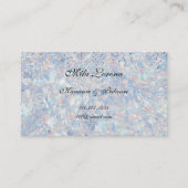 SPRANKEL EN GLANS MET ONS OPAL THEMA VISITEKAARTJE (Voorkant)