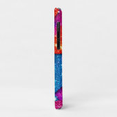 sprankelend bladpatroon met glitter Case-Mate iPhone case (Achterkant/links)