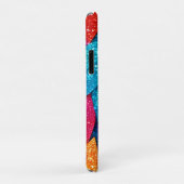sprankelend bladpatroon met glitter Case-Mate iPhone case (Achterkant/rechts)
