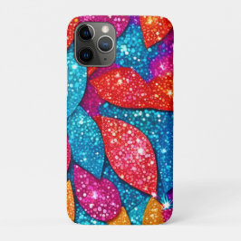 sprankelend bladpatroon met glitter Case-Mate iPhone case