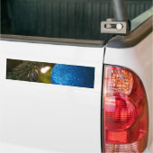sprankelend blauw Ornament Bumpersticker (Op Truck)