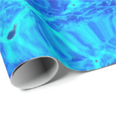 Sprankelend Blauw Zwembad Water Cadeau Wrapping Pa Cadeaupapier (Rol Hoek)