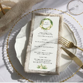 sprankelend gejuich | Winter groen bruiloft Menu