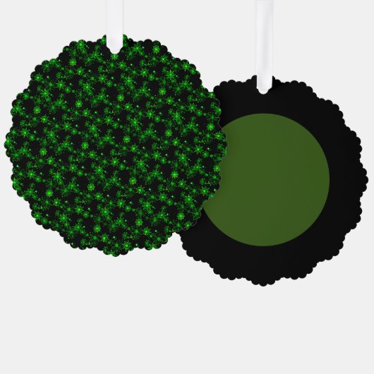 Sprankelend Groenboek Ornament (Voorkant / Achterkant)