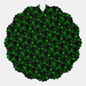 Sprankelend Groenboek Ornament Kaart (Voorkant)