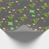Sprankelend kerstboom inpakpapier (Hoek)