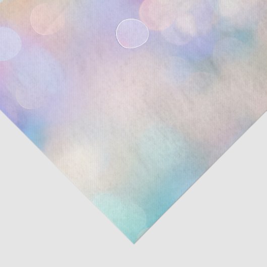 Sprankelend kleurrijk, pastel bokeh, girly tissuepapier (Detail)