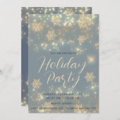 Sprankelend luxe zakelijk Vakantie feest Kaart (Voorkant / Achterkant)