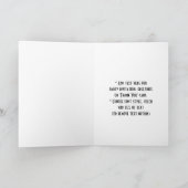 Sprankelend Nieuwjaar Feestdagen Kaart (Binnen)