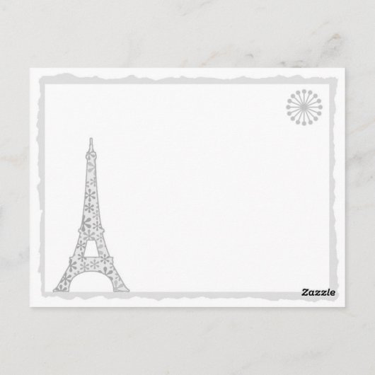 sprankelend Parijs Briefkaart (Achterkant)