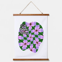 Sprankelend roze bloemen patroon hangend wandkleed