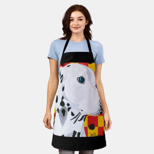 sprankelend Schort (Gedragen)