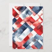 Sprankelend Vuurwerk Vierde juli BBQ Kaart (Achterkant)