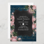 sprankelende bloemenbos paren douche kaart (Voorkant / Achterkant)