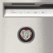 Sprankelende Diamanten Hartmagneet Magneet (Insitu (Vaatwasser))