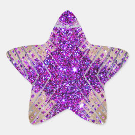 Sprankelende Futuristische Star Stickers Collectib