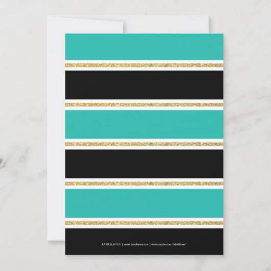 sprankelende glitter Confetti | 40e verjaardag Kaart (Achterkant)