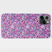 Sprankelende Glitter Confetti Kleurrijke Telefoonh iPhone Hoesje (Achterkant horizontaal)