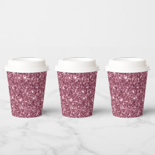 sprankelende Glitter print Cup Papieren Bekers
