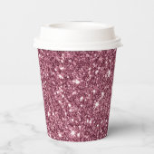 sprankelende Glitter print Cup Papieren Bekers (Achterkant)