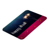 Sprankelende Happy Diwali - Flexibele Magneet (Linkerzijde)