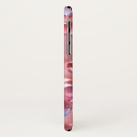 Sprankelende harten: Crystal iPhone Case (Achterkant/links)