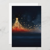 Sprankelende kerstboom 7 kaart (Voorkant / Achterkant)