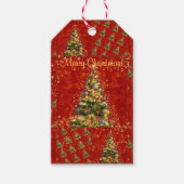 Sprankelende kerstboom cadeau Labels Cadeaulabel (Voorkant)