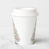 sprankelende kerstboom papieren bekers (Rechts)