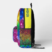Sprankelende Kleur Burst Rainbow Sequin  Bedrukte Rugzak (Rechts)