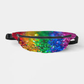 Sprankelende Kleurrijke Rainbow Sequins Heuptasje (Voorkant)