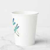 Sprankelende libellen papieren bekers (Links)