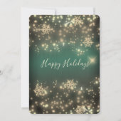 Sprankelende luxe corporate kerstfeest Invi Kaart (Achterkant)