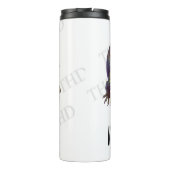 Sprankelende Mardi Gras Magic: aangepaste thermisc Thermosbeker (Achterkant)