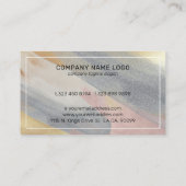 Sprankelende penseelstreken samenstelling visitekaartje (Achterkant)