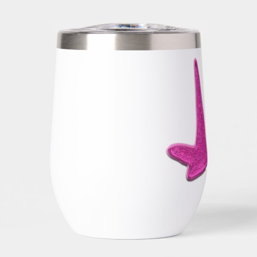 Sprankelende roze vlinder (Voorkant)