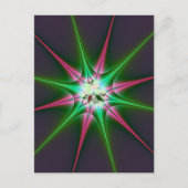 sprankelende ster briefkaart (Voorkant)