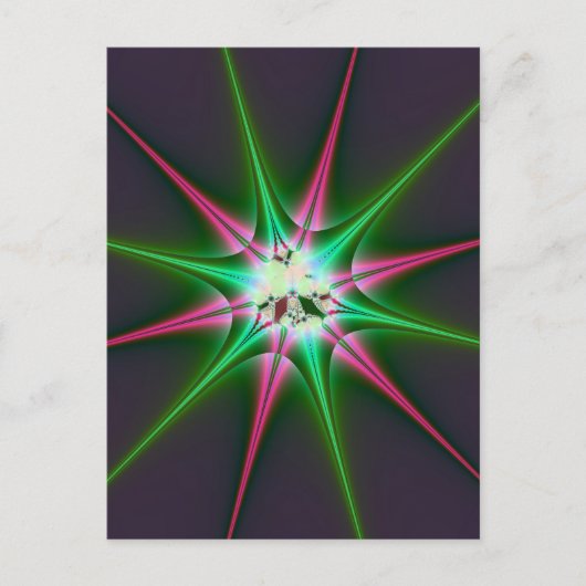 sprankelende ster briefkaart (Voorkant)