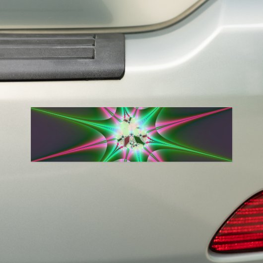 sprankelende ster bumpersticker (Op auto)