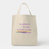 Sprankelende Valentijnsdag Kok Tote Bag (Achterkant)