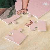 Sprankelende Vlinder Fee Fantasie Kunst Legpuzzel (Zijkant)