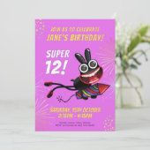 Sprankelende Vuurwerk Verjaardag Blast Kaart (Staand voorkant)