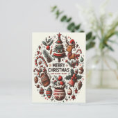 Sprankelende winterwensen in een feestelijke Kaart (Staand voorkant)