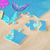 Sprankelende zeemeermin leesboeken personaliseren legpuzzel (Zijkant)